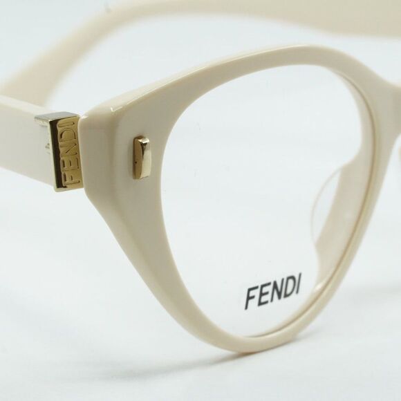 NEW FENDI FE50020I 025 IVORY EYEGLASSES - Picture 9 of 11